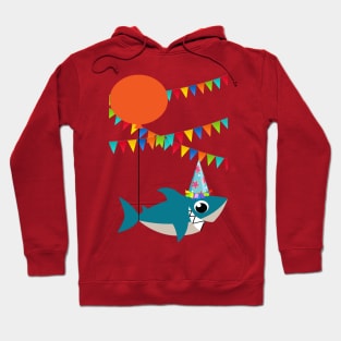 BIRTHDAY BALLOON SHARK Hoodie